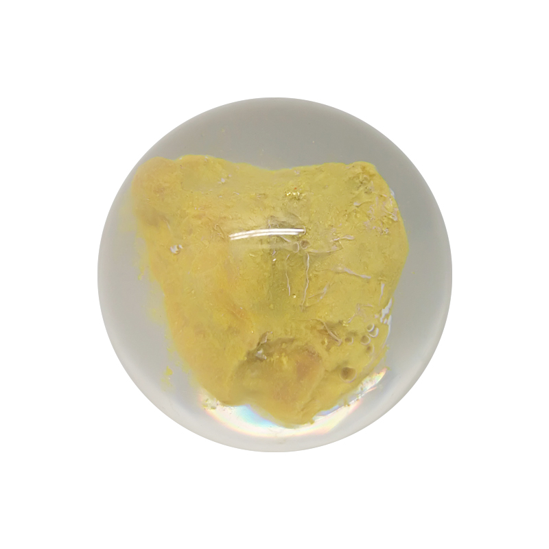 clear resin ball