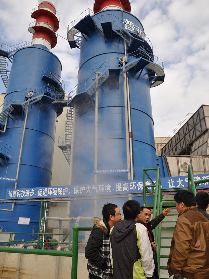 肇慶市某陶瓷廠1000000m3煙氣脫硫治理工程