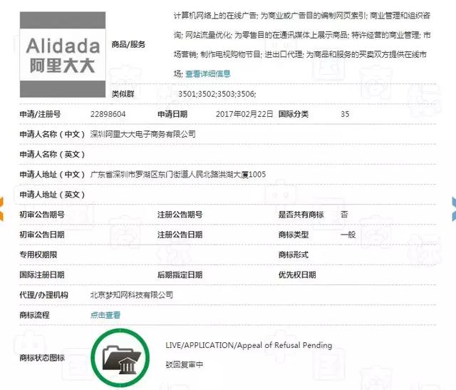 同姓“阿里”，马云“阿里+XX”可注册，“阿里大大”为何不能？