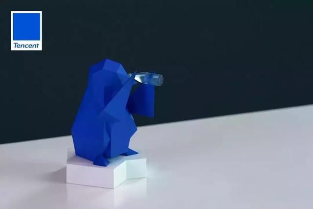 腾讯与Pantone合作发布腾讯蓝，推出的周边产品设计炒鸡好看！