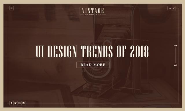 2018正在流行的ui设计趋势