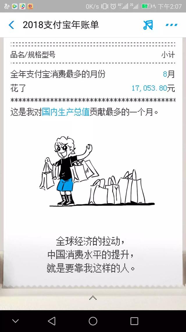 支付宝年帐单来了！朋友圈晒图太扎心！网友：我居然这么有钱？