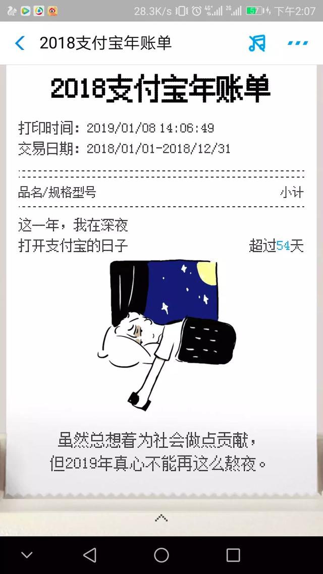 支付宝年帐单来了！朋友圈晒图太扎心！网友：我居然这么有钱？