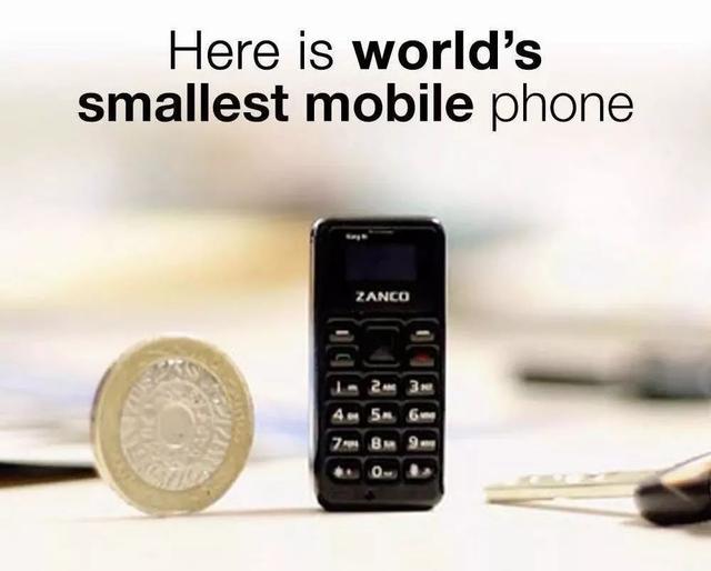 情怀大于天？号称全球最小的手机出现，网友：这样怎么可能好用！