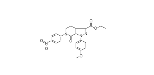 4,5,6,7-Tetrahydro-1-(4-methoxyphenyl)-6-(4-nitrophenyl)-7-oxo-1H-pyrazolo[3,4-c]pyridine-3-carboxylic acid ethyl ester