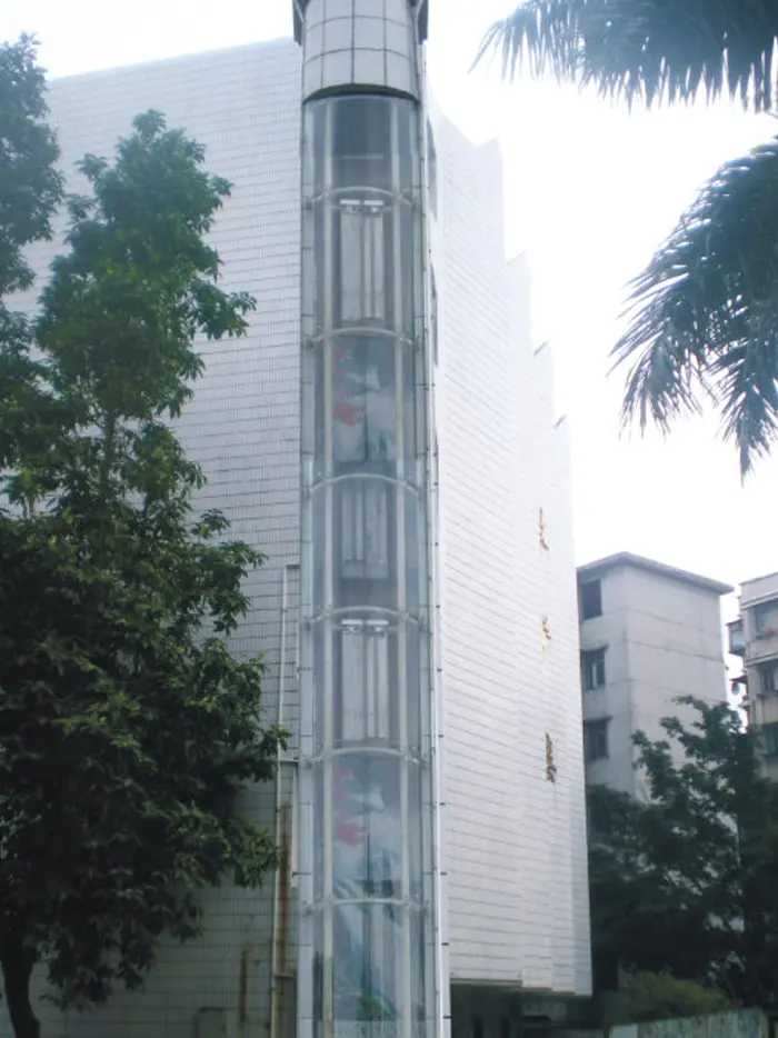 <h3>龙尾镇美联村观光电梯</h3>　　该项目为住宅观光梯，周边环境优雅，光线充足，外观有很强的立体感。电梯采用目前流行的观光设计理念， 将乘坐体验与观光感觉最大化，真正做到人与科技、自然的完美结合。<br>　　电梯采用先进的变频变压技术，装备先进的主机和门机，保障电梯运行的平稳性和安全性，提升平层精准度、 低噪音、无震动、运行平稳舒适，提升客户的观光体验。 安装至今运行情况良好，客户反馈情况满意。