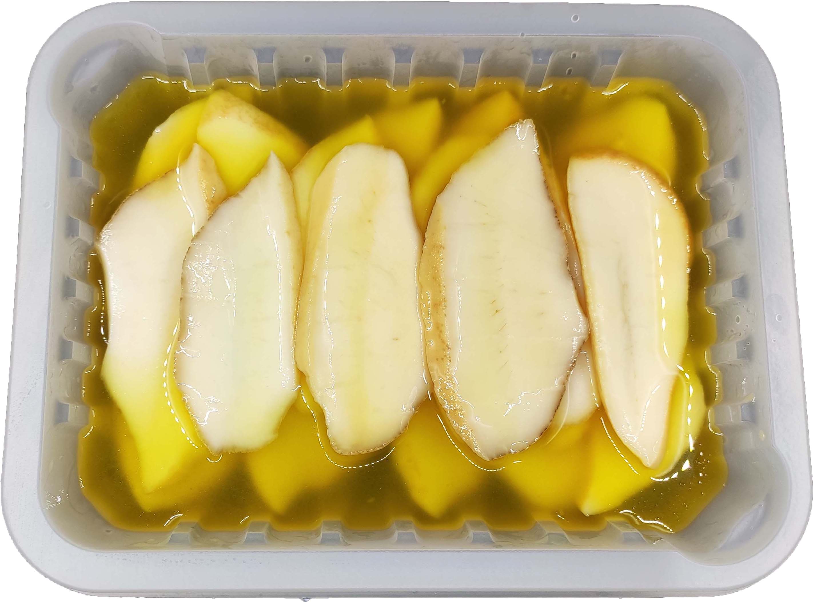 Frozen Gold Abalone Slices In Golden Soup