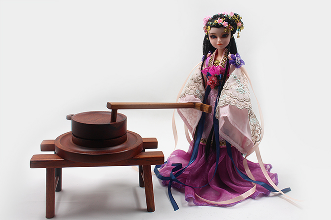 Оригинальный мебель для куклы серии “Восточного очарвания”, мебель Камень мельница