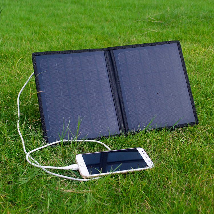 12W Movable Solar Charger, Folding Solar Panel Charger