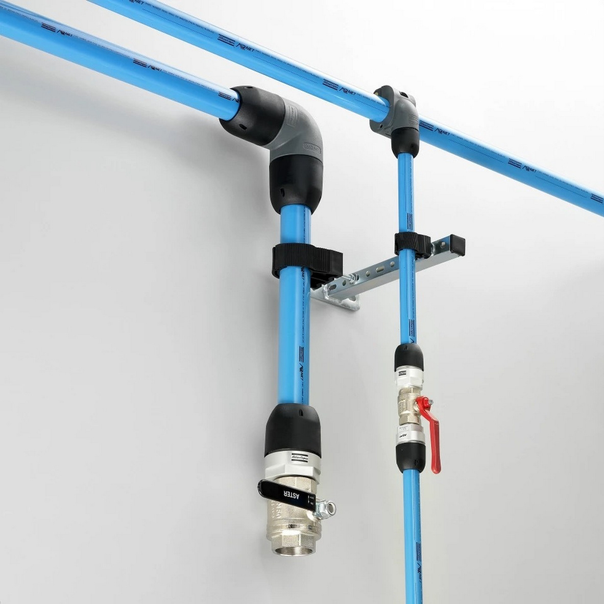Airnet節能空氣管道鋁合金管簡易快速安裝無泄漏