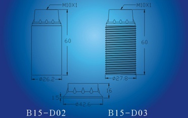 B15锁线式灯头（光身、全身）