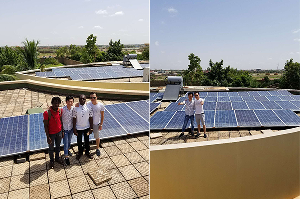 欣顿电源工程师到访非洲交流离网太阳能发电系统发展