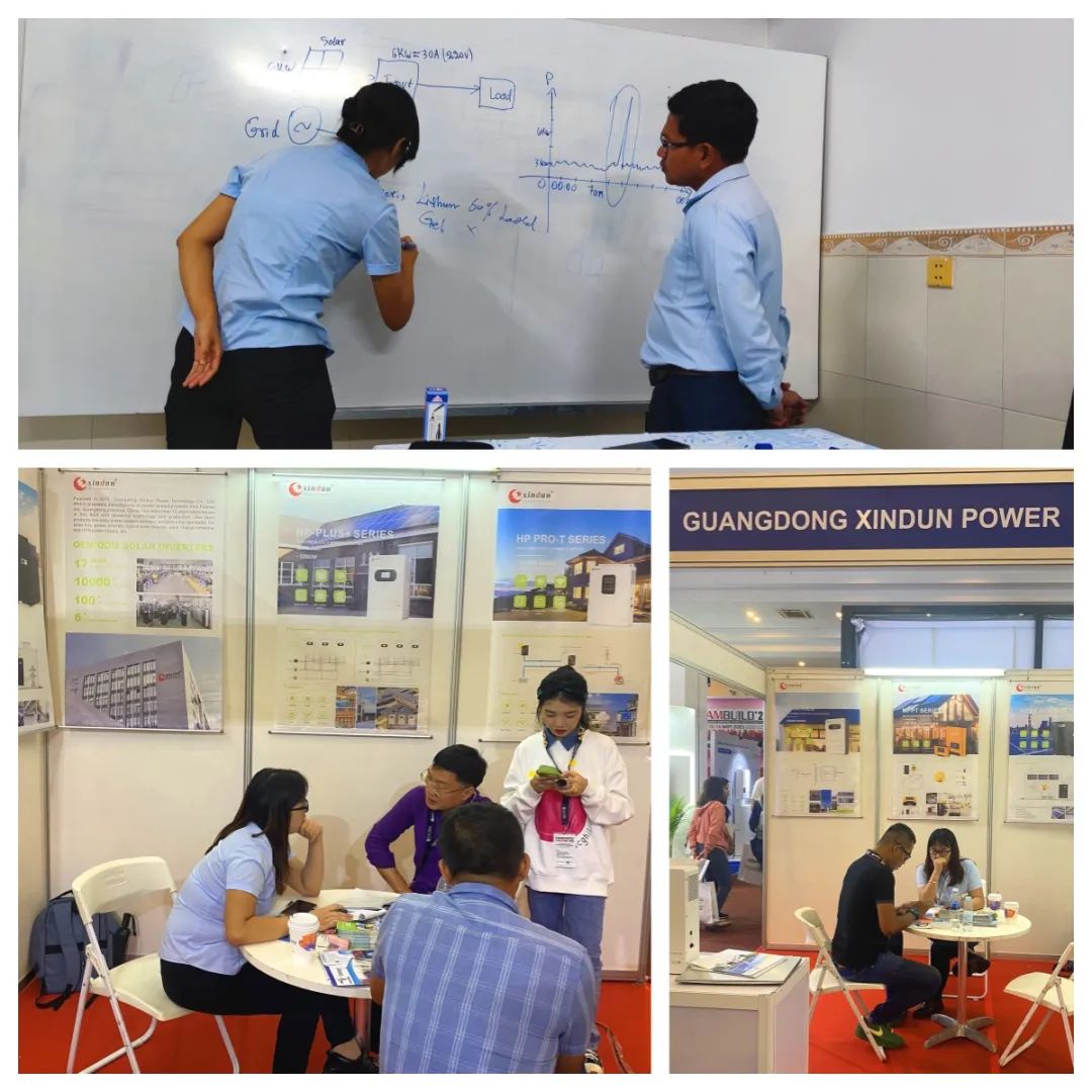 欣顿电源亮相2023年柬埔寨电力能源展览会