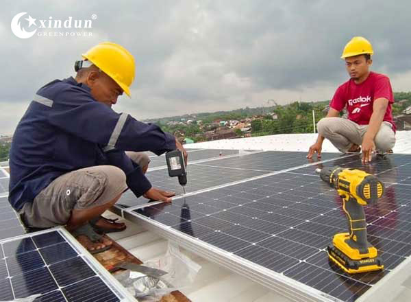 印尼6kw太阳能发电系统案例