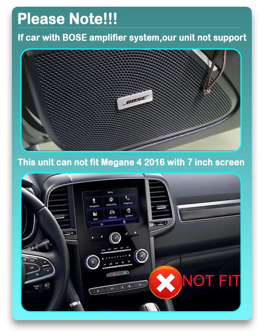 ラジオ・コンポ megane For Renault Megane 4 KOLEOS 2016-2019 Android 14 Car Stereo