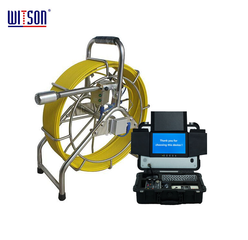 WITSON High Resolution Video Inspection Camera System with 60m Cable for Drain Sewer Pipes