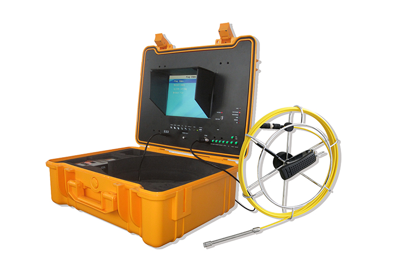 Mini Flexible Pipe Plumbing Inspection Camera with 10 inch monitor DVR controller