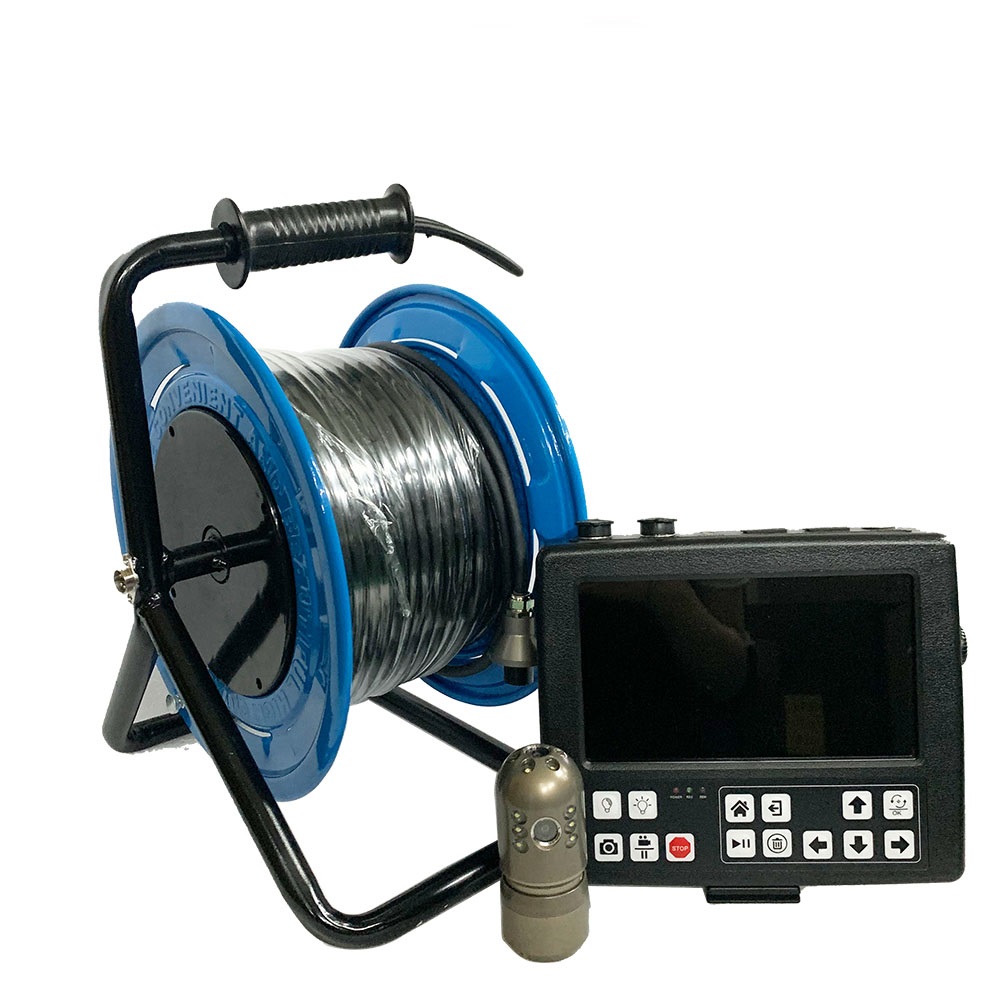 Witson Pan Tilt Chimney Underwater Side-view Borehole Well Pipe Inspection Camera System