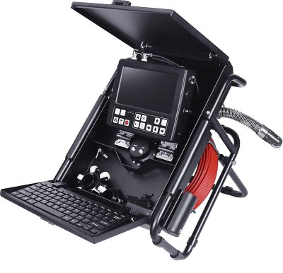 Full HD Integrated Pan & Tilt Rotation Pipe Inspection Camera System