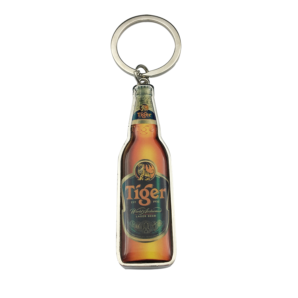 12 years of professional experience， OEM custom beer bottle opener keychain