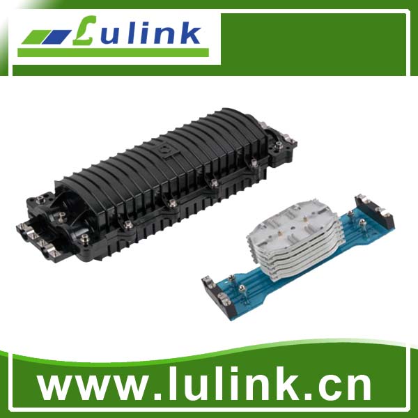 LK10P212-1 Horizontal type Fiber Optic Splice Closure with two inlets/outlets