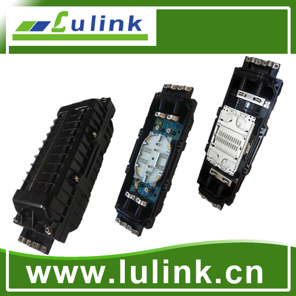LK10P212-4   Horizontal type Fiber Optic Splice Closure with two inlets/outlets