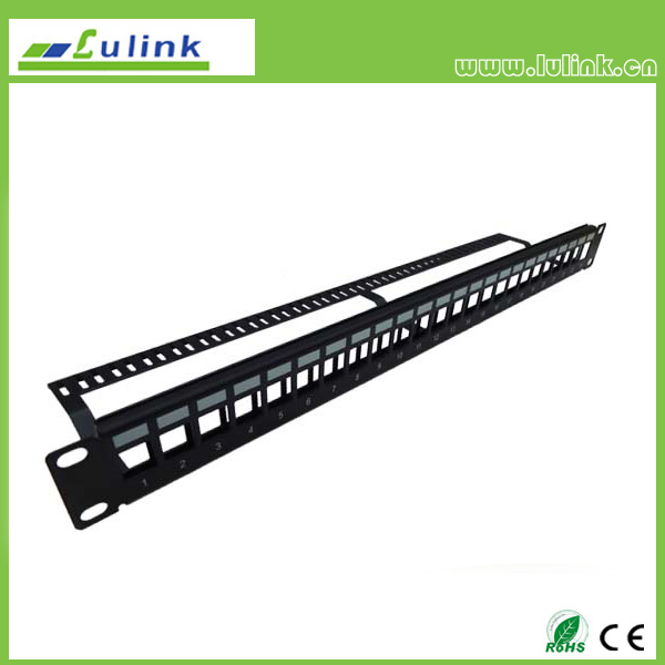 Blank Patch Panel 24port with Bar