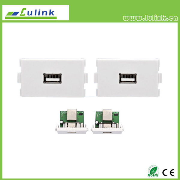 USB amplification wall plate