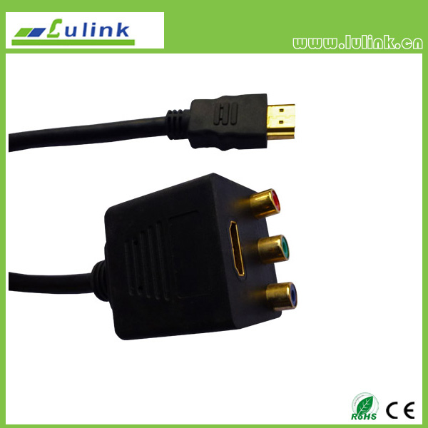 HDMI19M/HDMI19F+3RCA F Cable