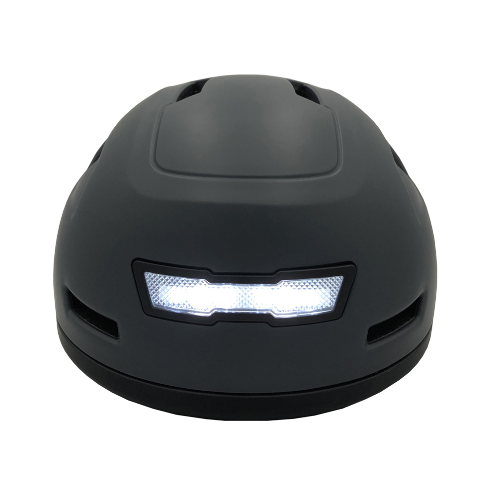 E3-10BL NTA 8776 Certified E-Bike Helmet with LED lights and goggles