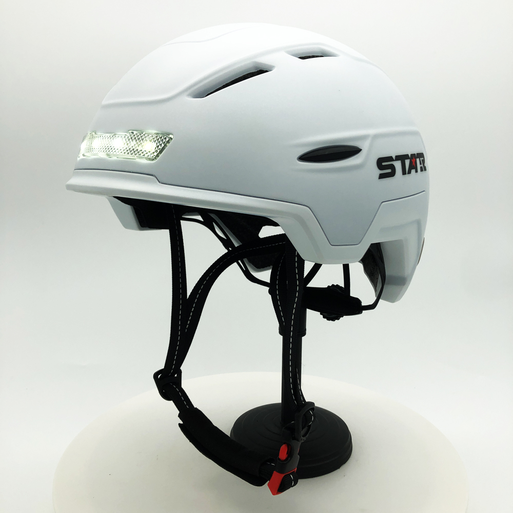 E3-11LS NTA 8776 Certified E-Bike Helmet with Remote controllable LED lights 
