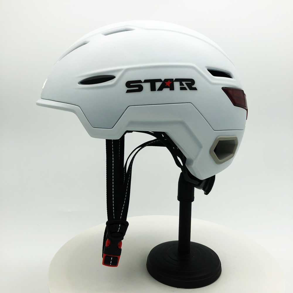 E3-11LS NTA 8776 Certified E-Bike Helmet with Remote controllable LED lights 