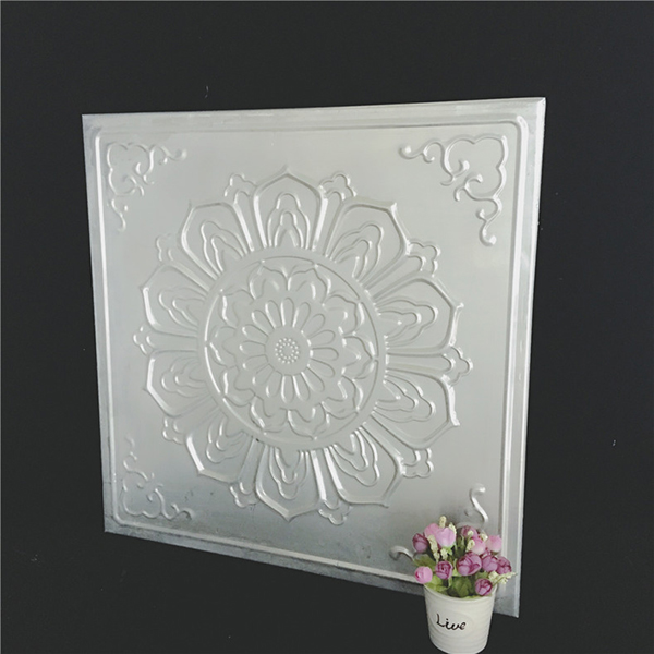 Square punching, carving, stamping, metal ceiling, embossed relief ceiling