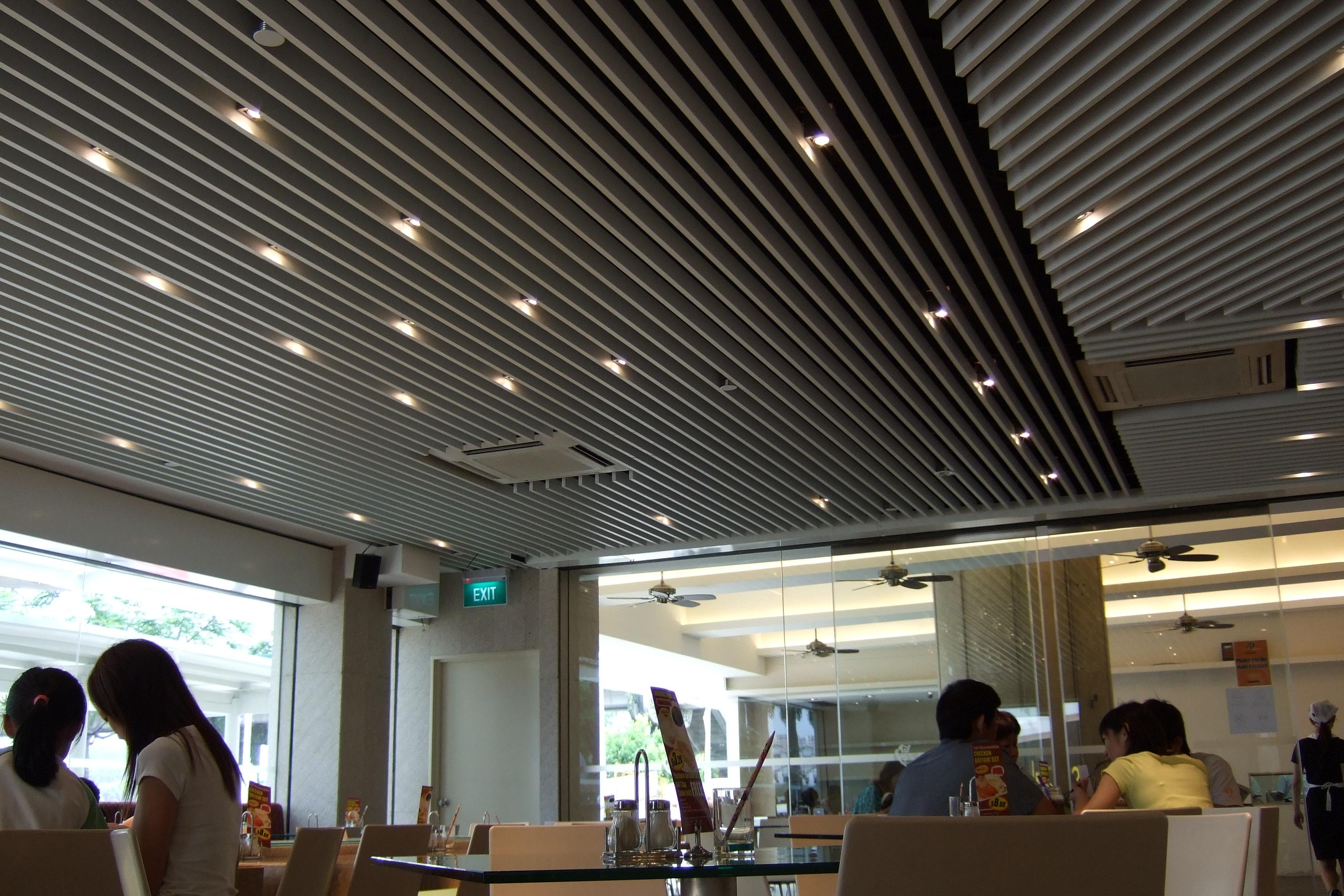 square screen ceiling