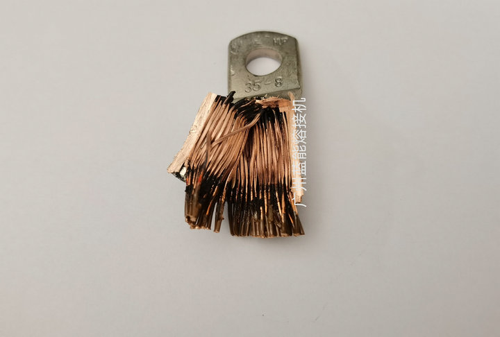EV电机定子引线铜端子焊接机，不用刮漆皮