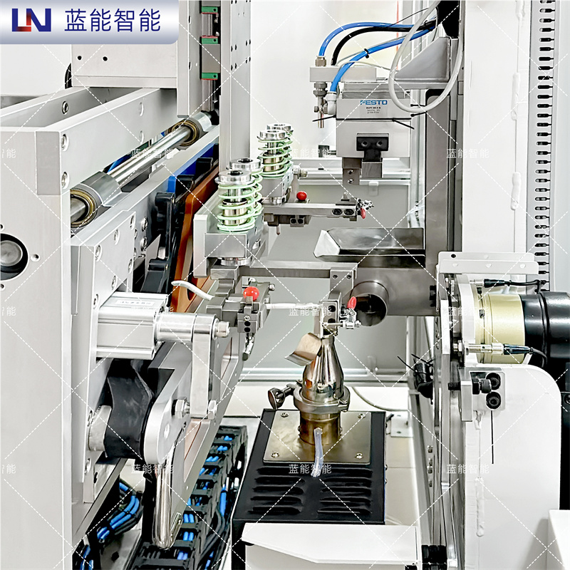 LN蓝能新能源汽车电机无线充电桩膜包线利兹线丝包线自动焊接机