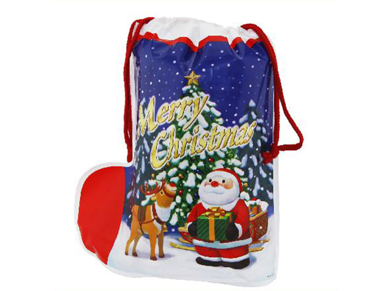 礼品袋系列-异形PE塑料礼品圣诞袋