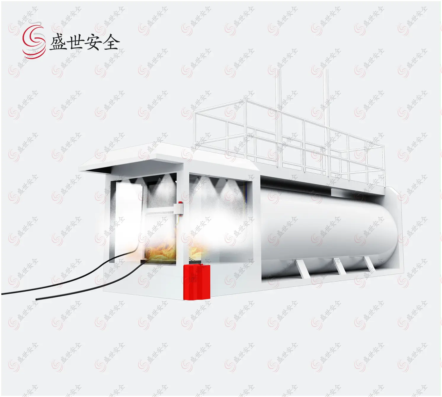 防爆橇装加油装置的智能定制消防系