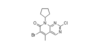 6-Bromo-2-chloro-8-cyclopentyl-5-methylpyrido[2，3-d]pyrimidin-7(8H)-one