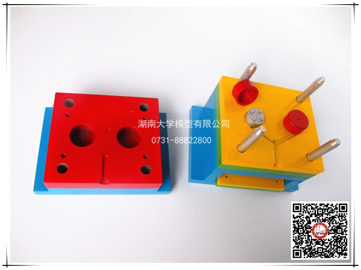 塑料模具教学模型-按键注射模-106116