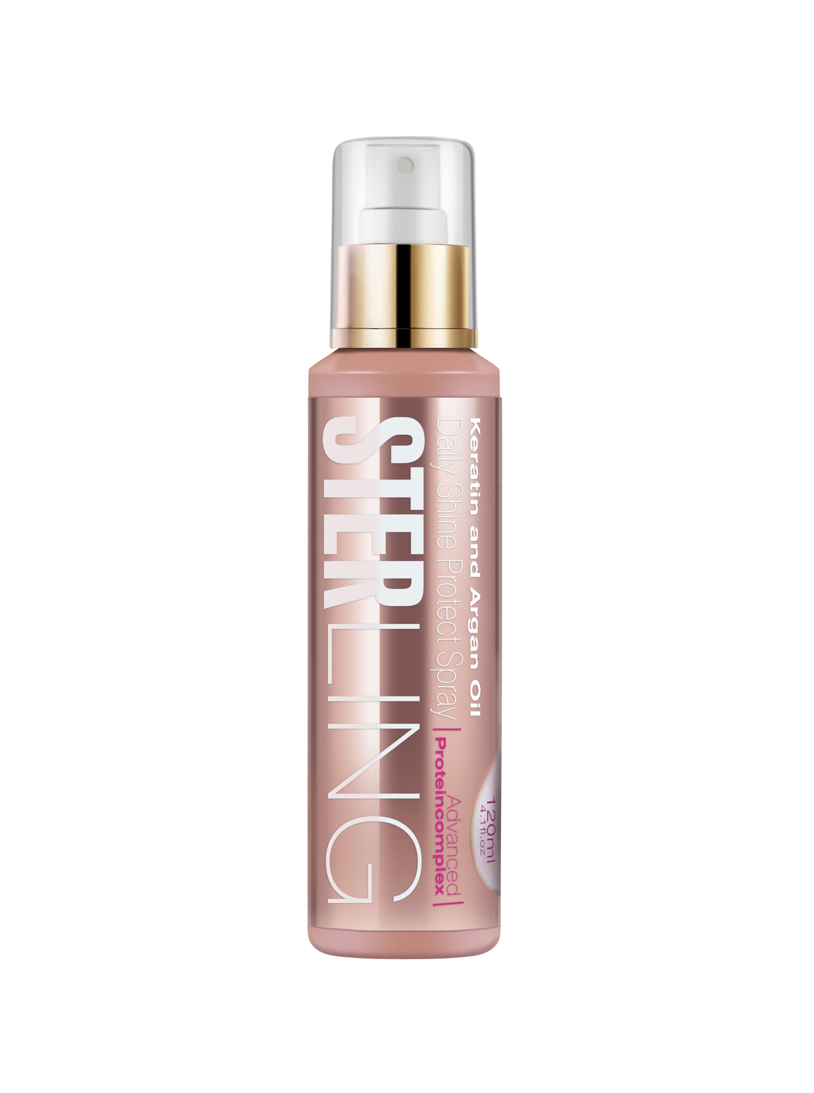 120ml sterling keratin and argan oil daily shine protect spray