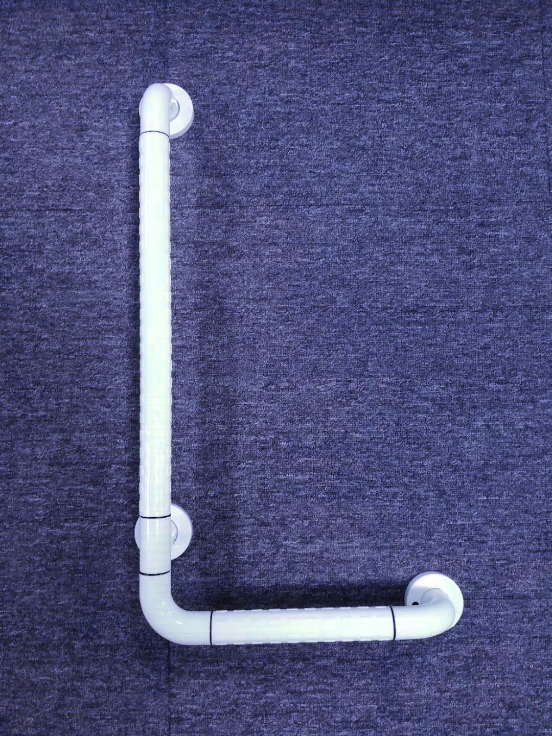 L型衛浴安全扶手LE-W01白色-勞恩塑料制品