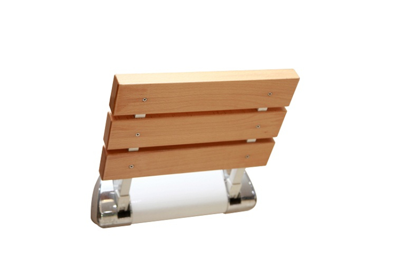 上翻式折叠沐浴椅LE-Y04-1木纹色-劳恩塑料制品