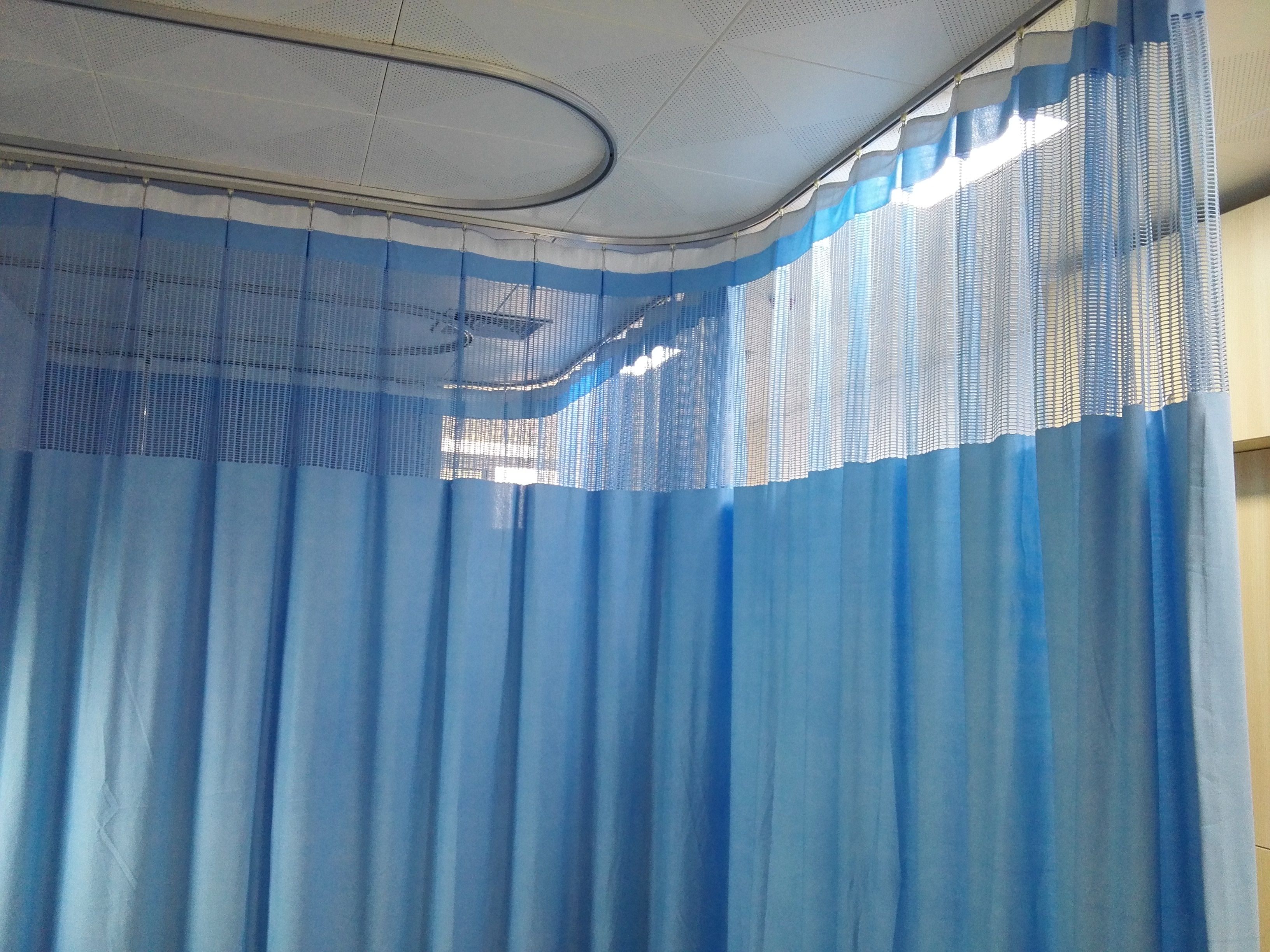Medical curtain fabric