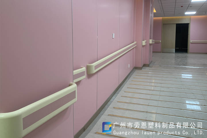 陕西省咸阳市妇幼保健院-医院防撞扶手安装案例 (2)