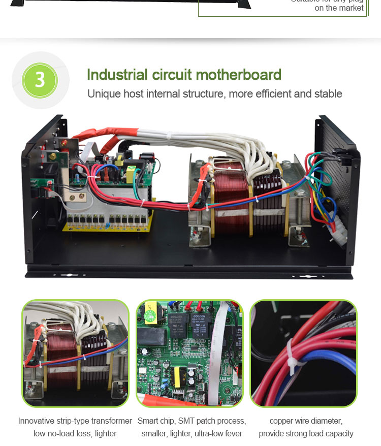 W10 inverter with built in battery charger industrial circuit motherboard