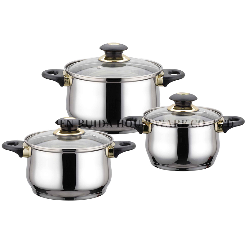 Kitchenware Utensils Dessini Cooking Pot 6PCS Casserole Cookware Set
