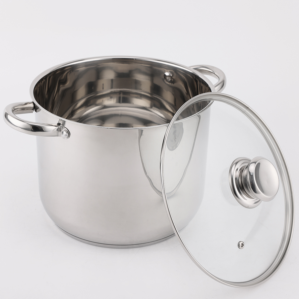 Soup Pot Stockpot Casserole 8PCS Stainless Steel Stock Pot