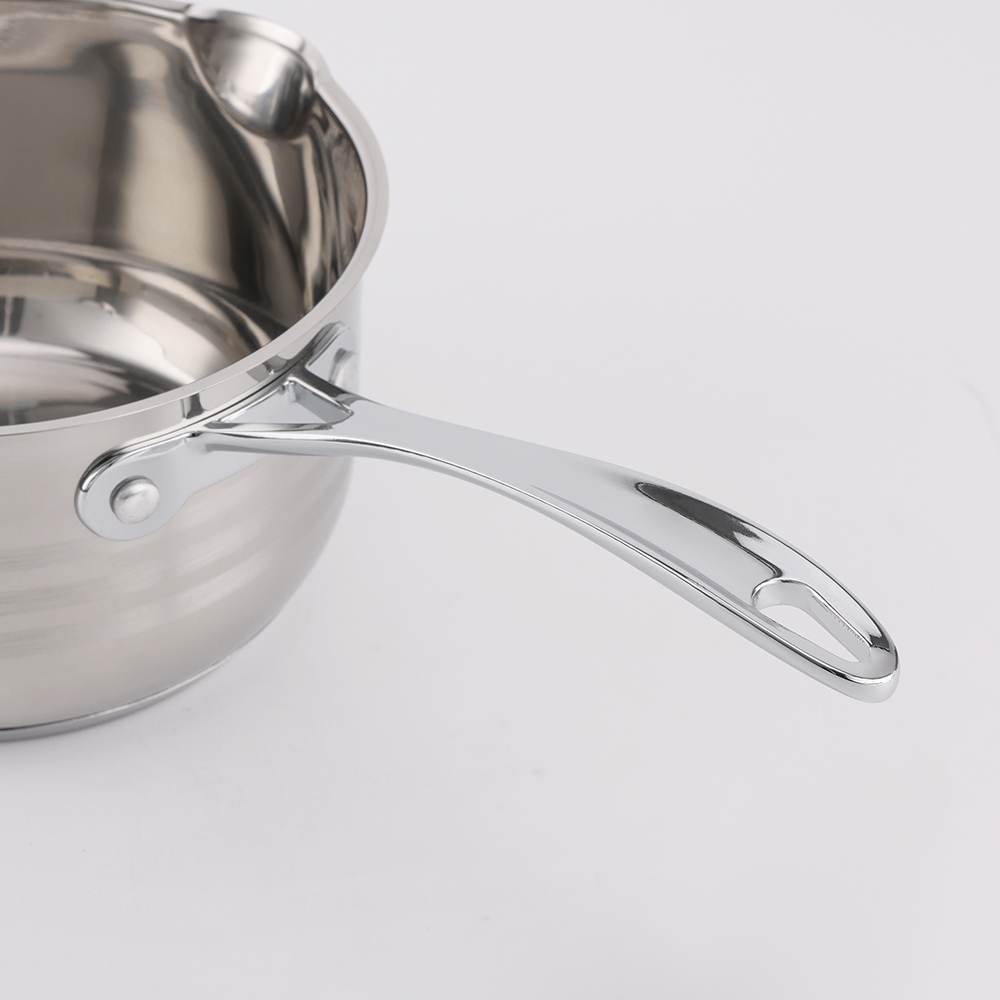 Wholesale Kitchen Ware Stainless Steel Milk Pot Sauce Pan Cookware 4PCS Saucepan