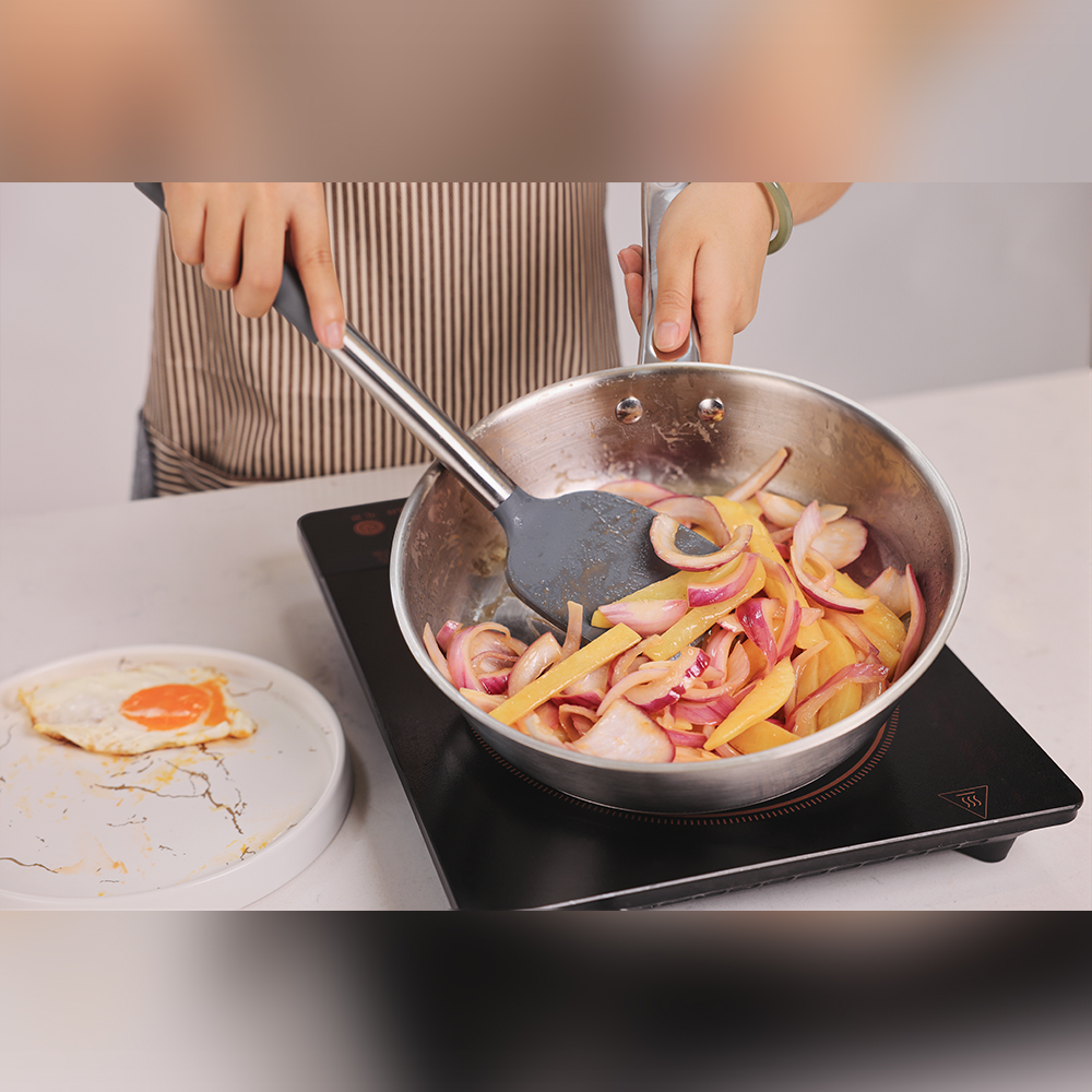 High Quality Factory Easy Cleaned Stainless Steel Cookware Frypan Frying Pan